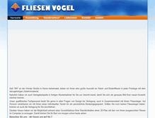 Tablet Screenshot of fliesen-vogel-gmbh.de